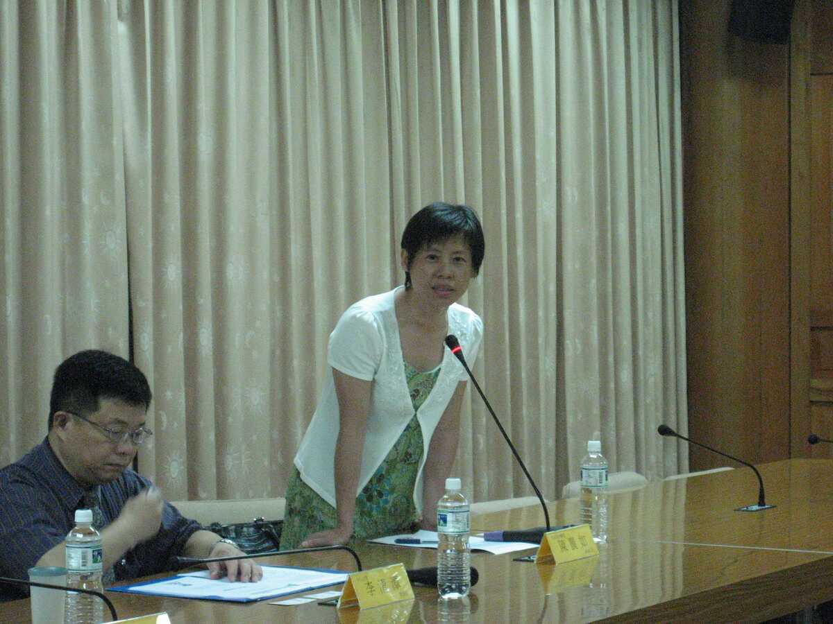 兒童福利聯盟 陳麗如 副執行長致詞圖片